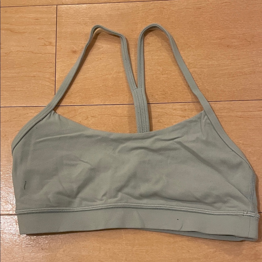 Lululemon Sage Green Flow Y Bra